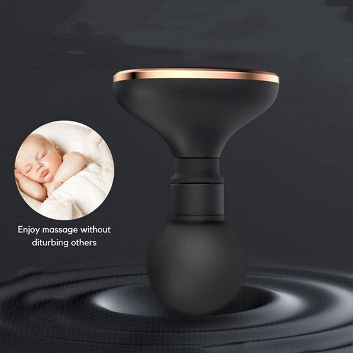 Massage Gun - Oplaadbaar via USB - Fitness - Sport En Relax Massage - Krachtig En Draadloos - Geschikt Voor Spierherstel En Verlichting Van Rugpijn - Zwart