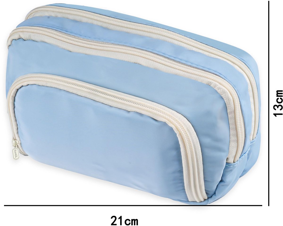 Pencil Case - Pencil Case - Adults - Boys and Girls - School Pencil Case - Blue