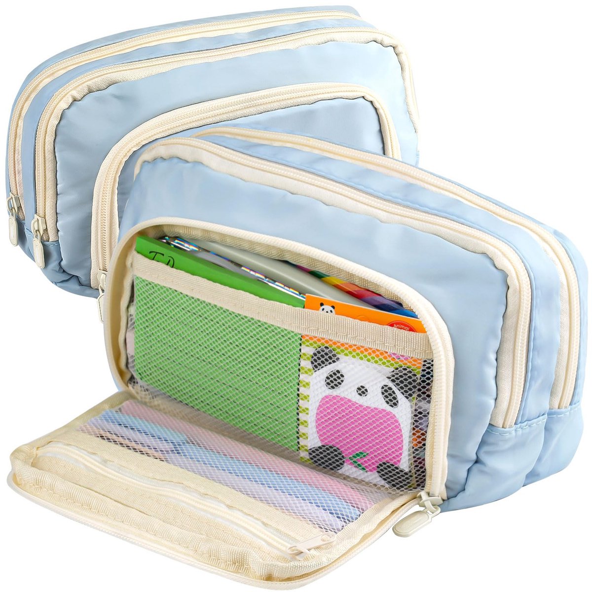 Pencil Case - Pencil Case - Adults - Boys and Girls - School Pencil Case - Blue