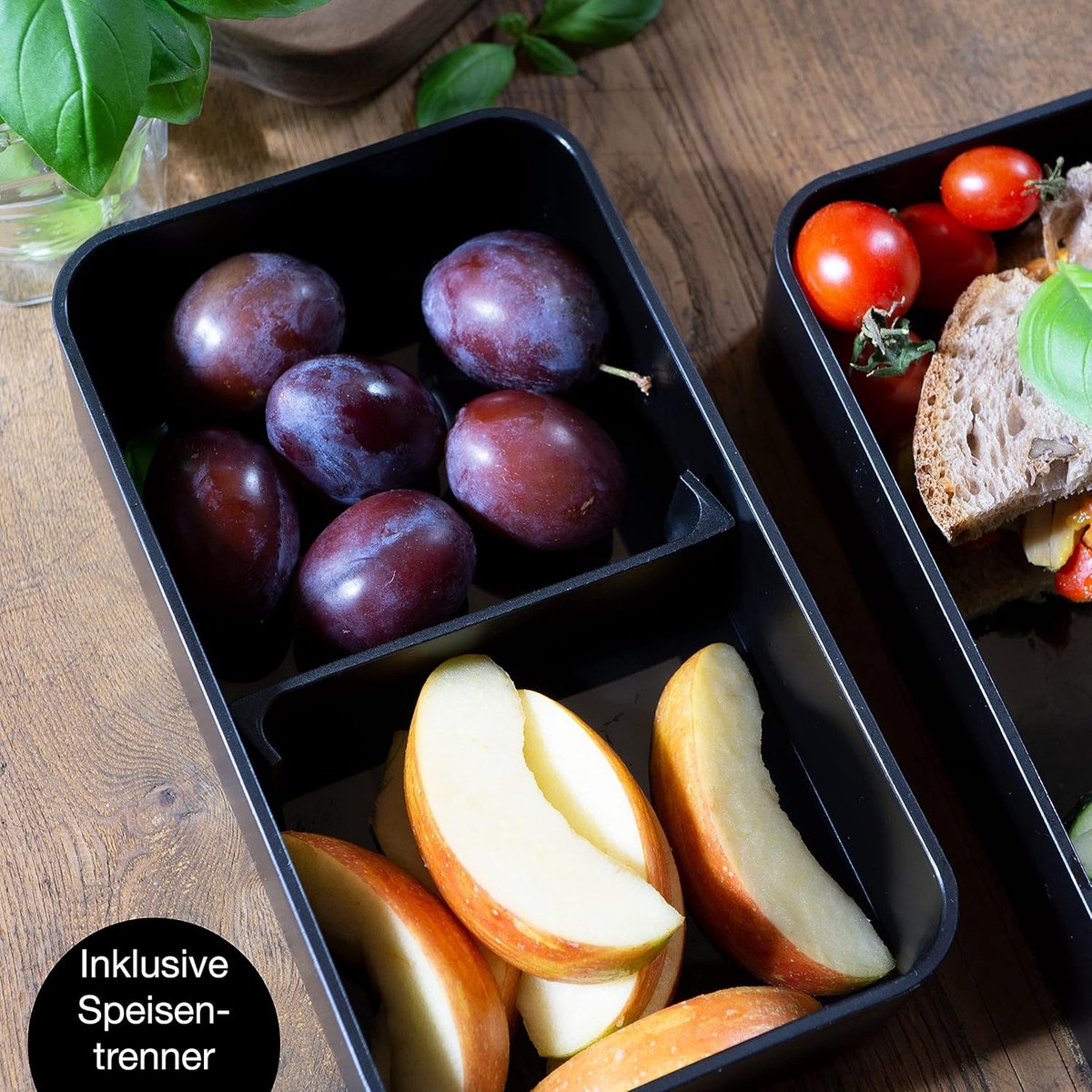 Japanese bento box, ideal lunch box for adults and children, compartmentalized lunch box, perfect for work, school, and baby on the go