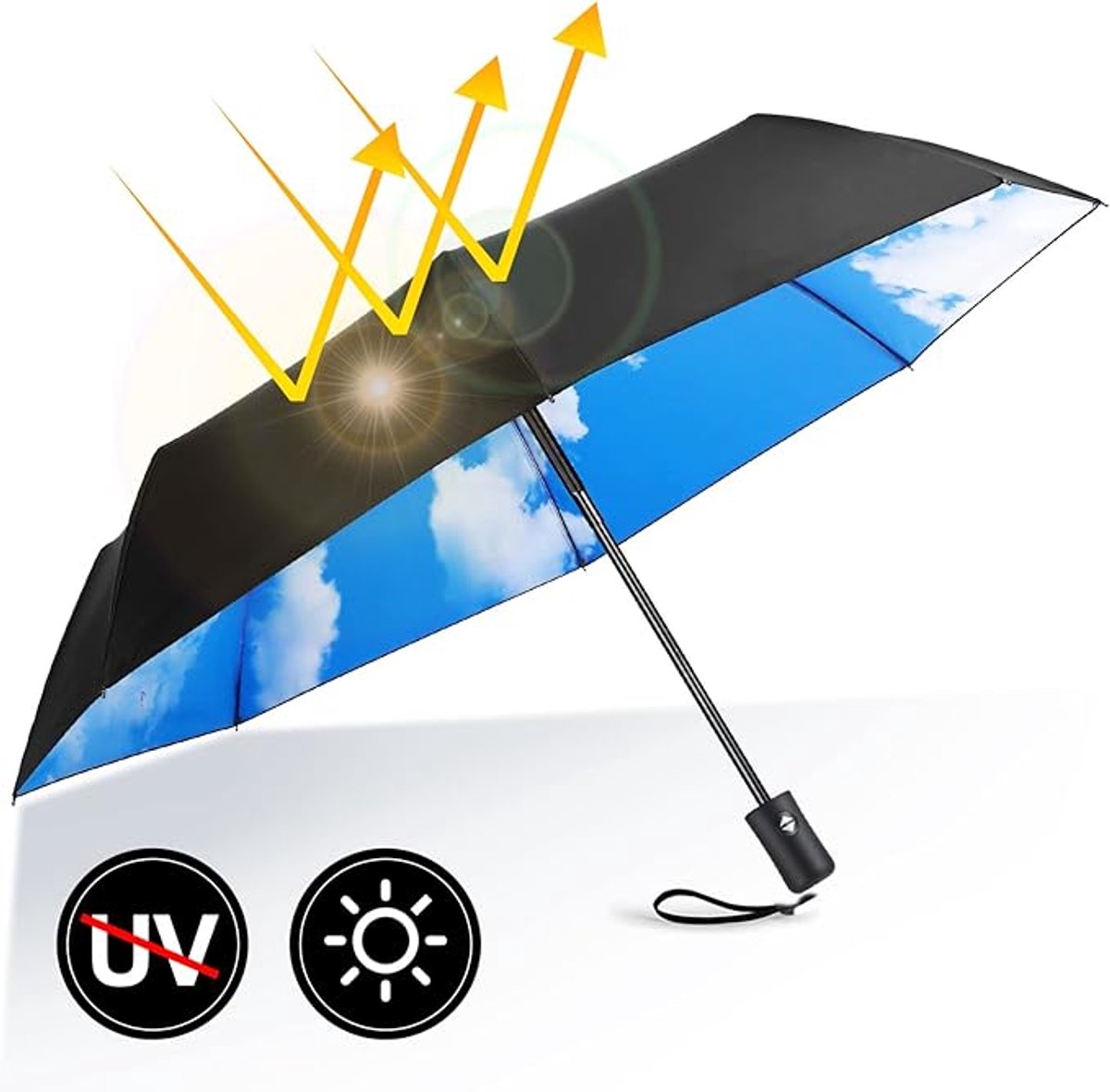 Umbrella, stormproof, pocket umbrella, wind and rain resistant umbrella, unisex