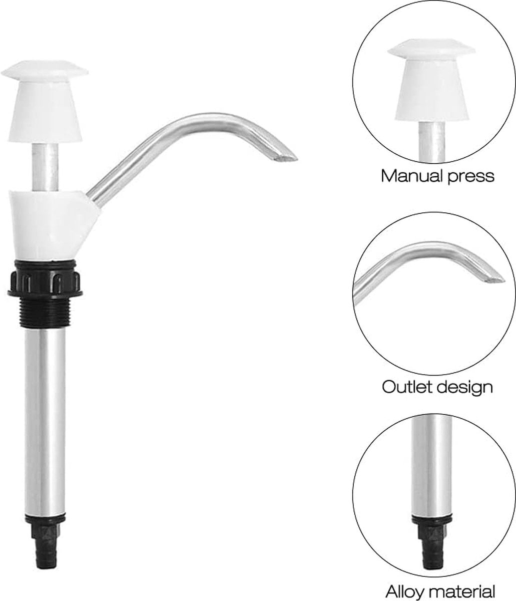 Manual water pump, double-action sink water pump tap, replacement pump tool for camper van, caravan, home, office, travel, camping
