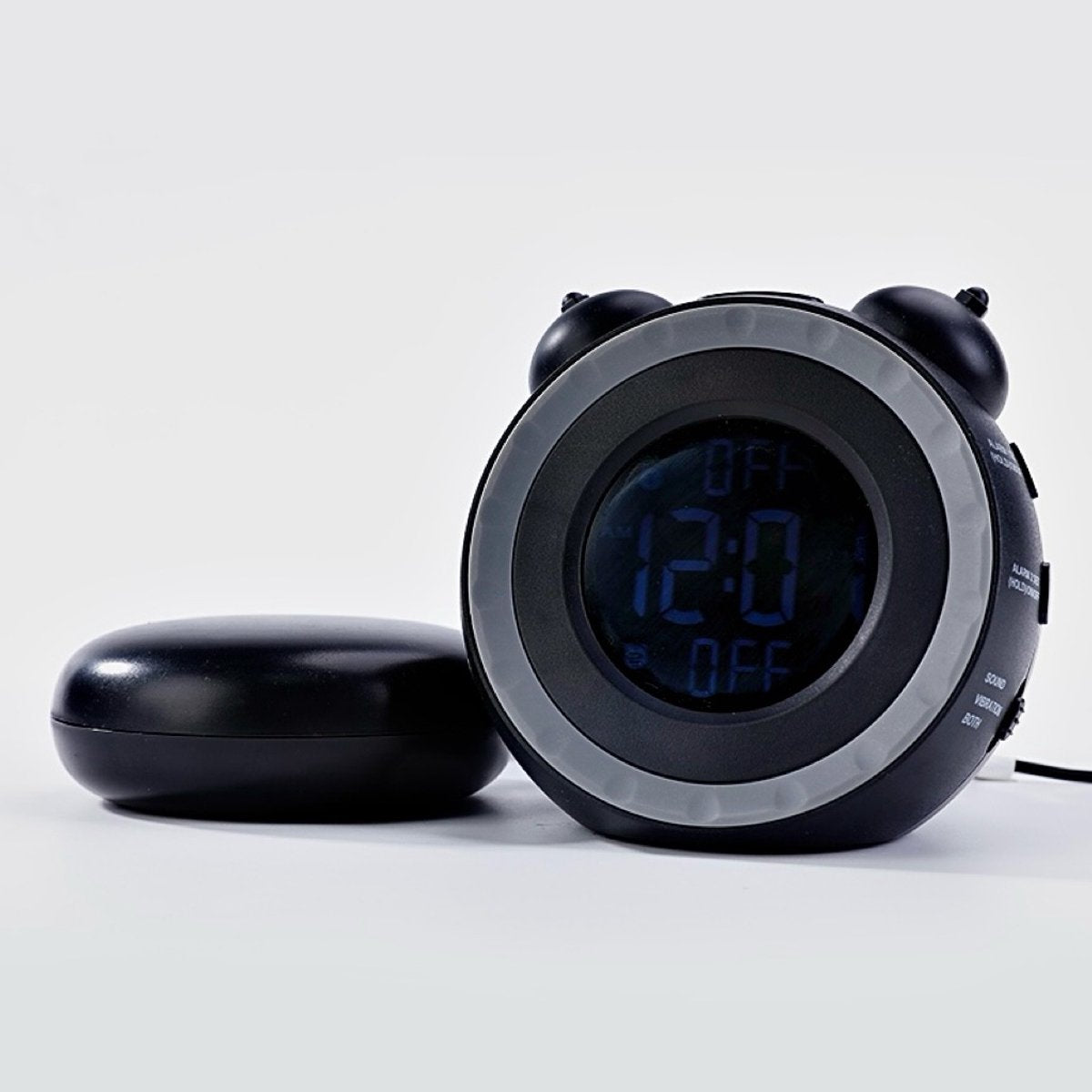 Wekker - digital alarm clock - digital alarm clocks - children's alarm clock - alarm clocks - children's alarm clock - Dual alarm clock - With bed vibrator - Vibrating alarm clock for deep sleepers or the hearing impaired - USB charging port