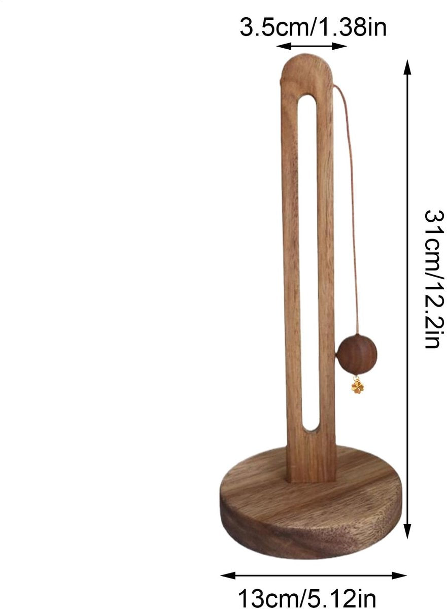 Paper towel roll holder - Paper towel roll holder - Wooden paper towel roll holder - Farmhouse style freestanding kitchen organizer - Fits most paper towel rolls