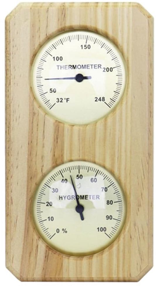 Indoor Thermometer - Indoor Thermometer - Thermometer - Weather Station - Hygrometer - Waterproof Wall-Mounted Thermometer and Hygrometer - Suitable for Indoor Bathroom, Sauna, Baby's Room
