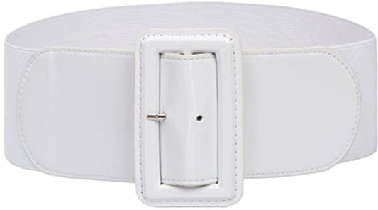 Belts - Women's - Large Wide Buckle - Belts - Vintage Elastic Cord
