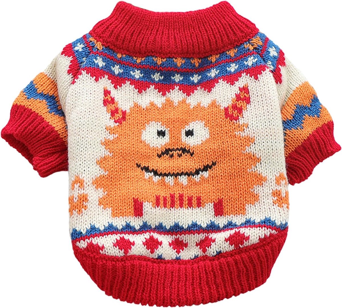 Dog Coat - Dog Sweater - Sweater for Small Dogs - Dog Sweater - Winter Knitted Sweater - Warm and Lightweight Cat Sweater - Perfect for Chihuahuas - Holidays - Christmas Decorations - Christmas - Size L