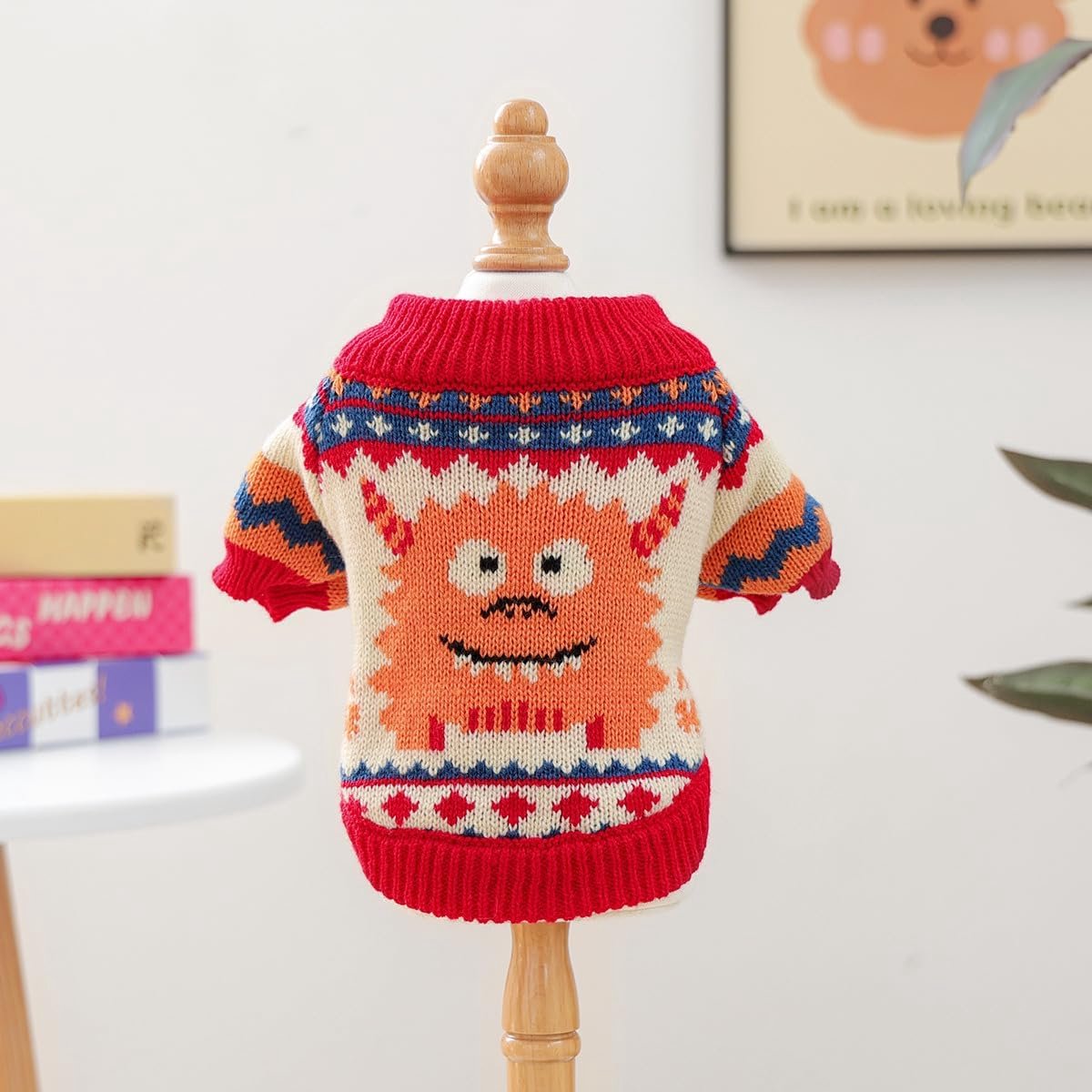 Dog Coat - Dog Sweater - Sweater for Small Dogs - Dog Sweater - Winter Knitted Sweater - Warm and Lightweight Cat Sweater - Perfect for Chihuahuas - Holidays - Christmas Decorations - Christmas - Size L