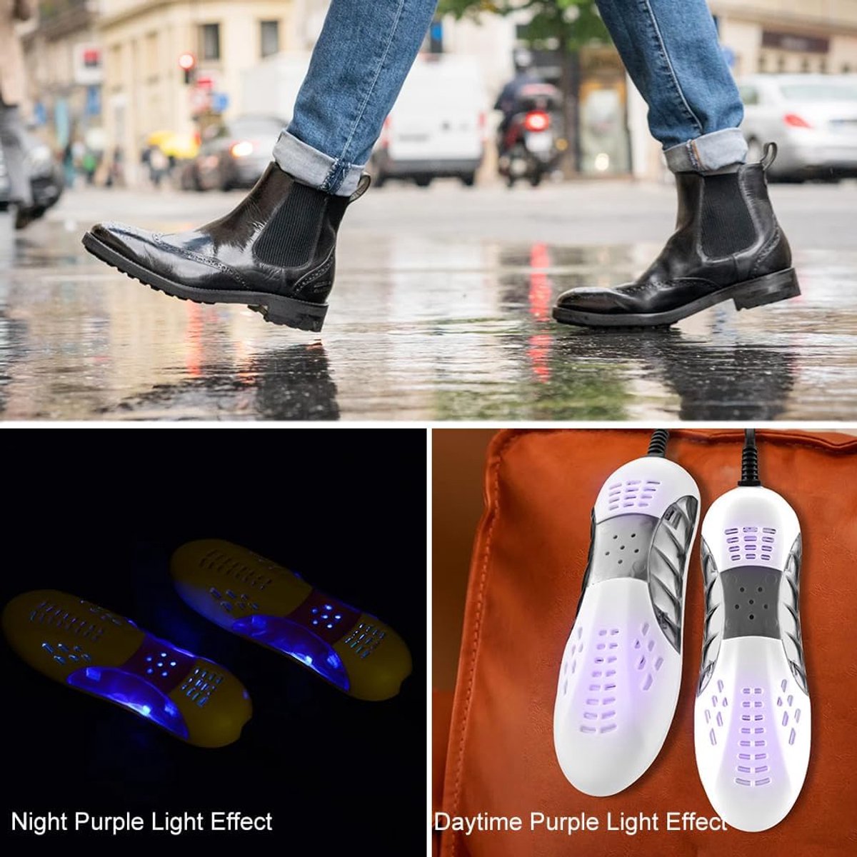 Shoe dryer - Women's shoe dryer - Electric shoe dryer - Shoe and boot warmer - Shoe and boot warmer - Portable shoe dryer - for drying and eliminating odors