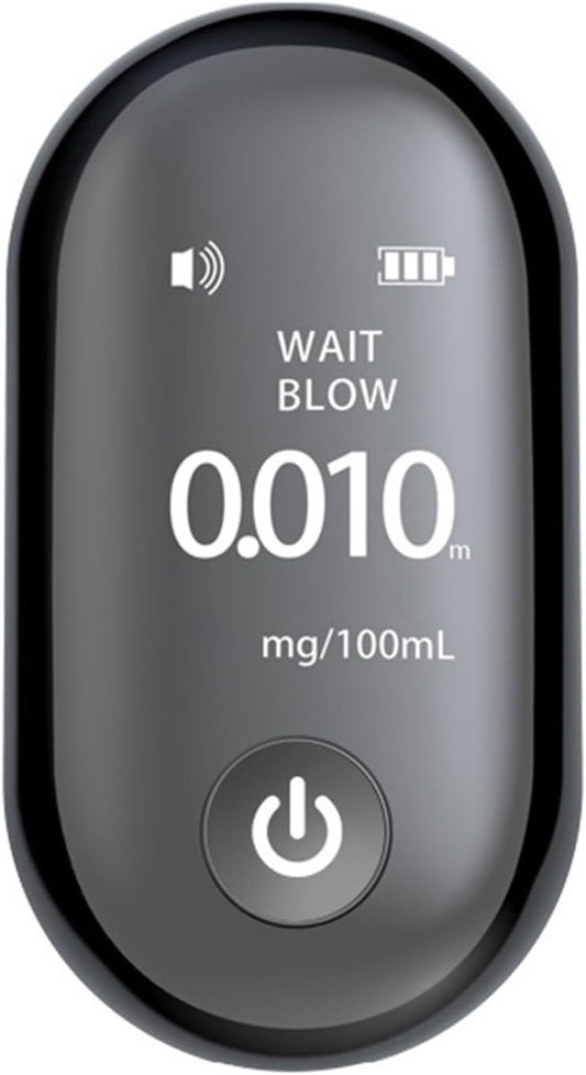 Breathalyzer - Rechargeable breathalyzer - Digital breathalyzer - Digital breathalyzer without mouthpiece - Breathalyzer with detector - Alarm with LED display - Breathalyzer for the Netherlands and Belgium