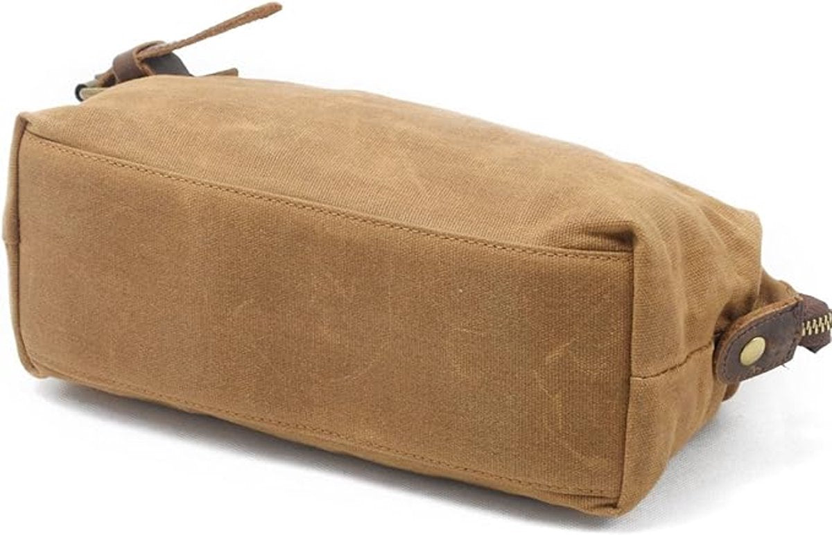 Men's Toiletry Bag - Women's Toiletry Bag - Toiletry Bag with Hook - Waterproof Vintage Canvas - Suitable for Men and Women - Makeup Bag - Travel Toiletry Bag