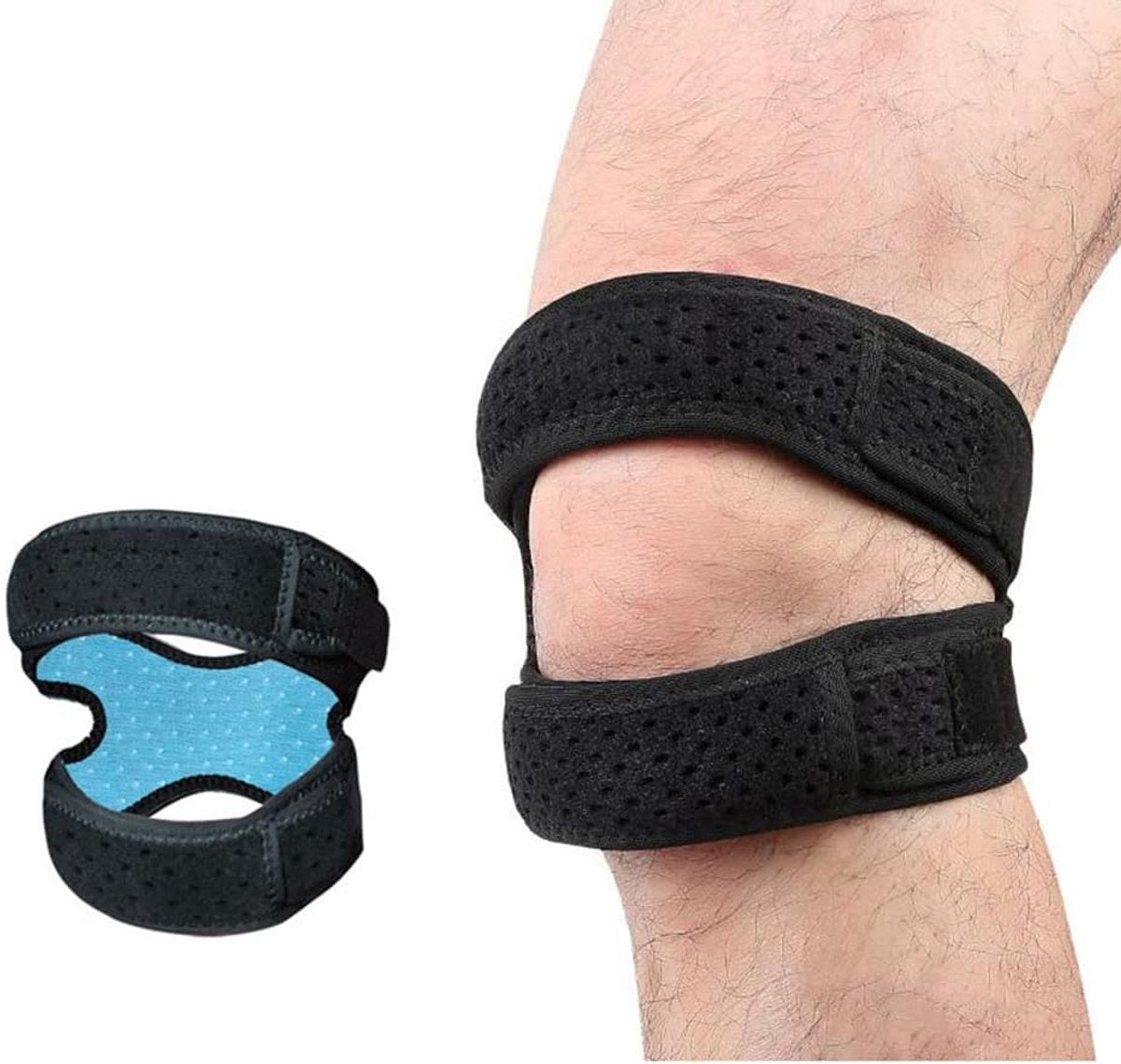 Patella Compression Knee Brace - Non-Slip Knee Pain Relief - Sports Support Patella Stabilizer