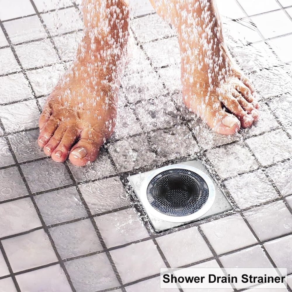 4-Pack Stainless Steel Sink Strainers, Compatible with Most Bathtubs and Showers, 3.5 inches