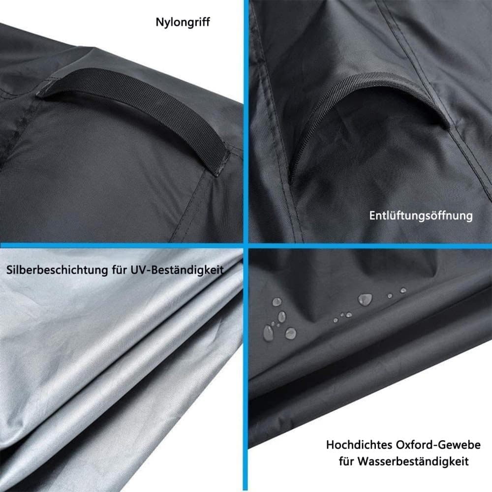 Waterproof 420D Oxford Furniture Cover for Outdoor Tables Chairs and Grill, UV and Dust Protection, 82 cm x 82 cm x 61 cm