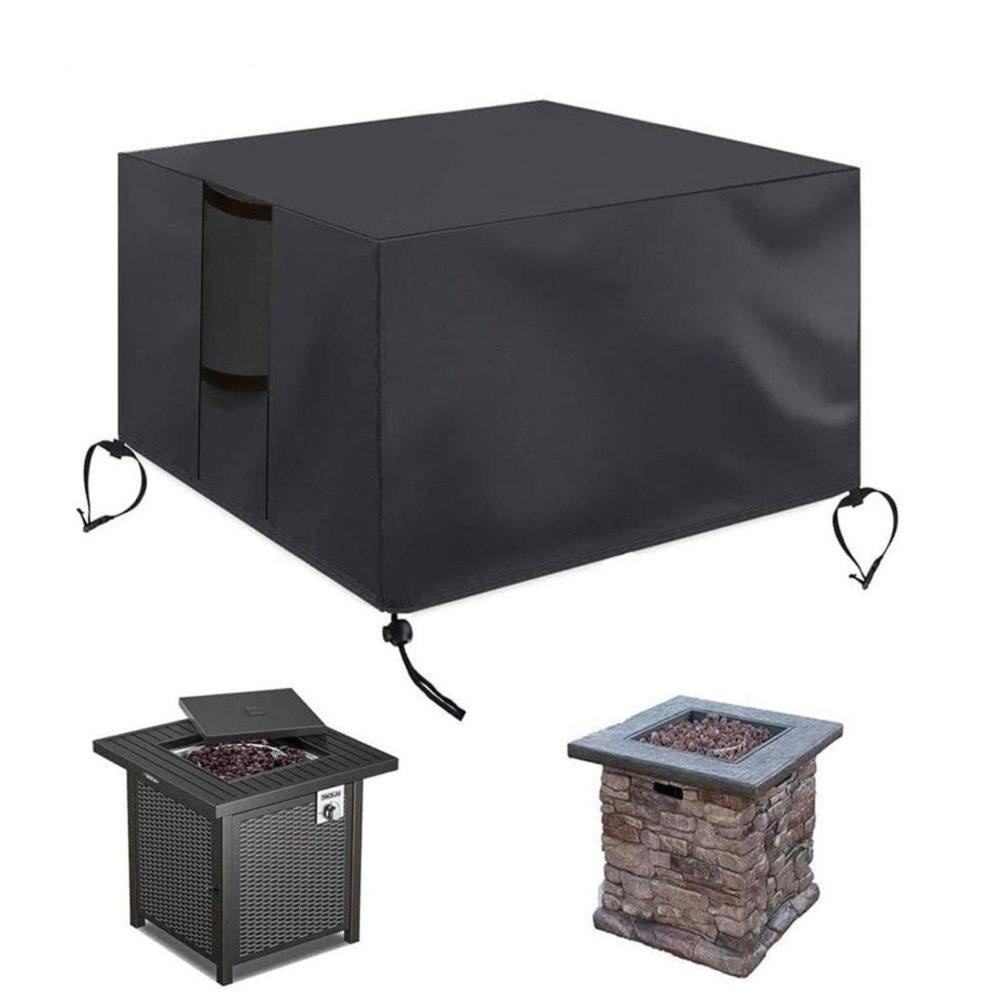 Waterproof 420D Oxford Furniture Cover for Outdoor Tables Chairs and Grill, UV and Dust Protection, 82 cm x 82 cm x 61 cm