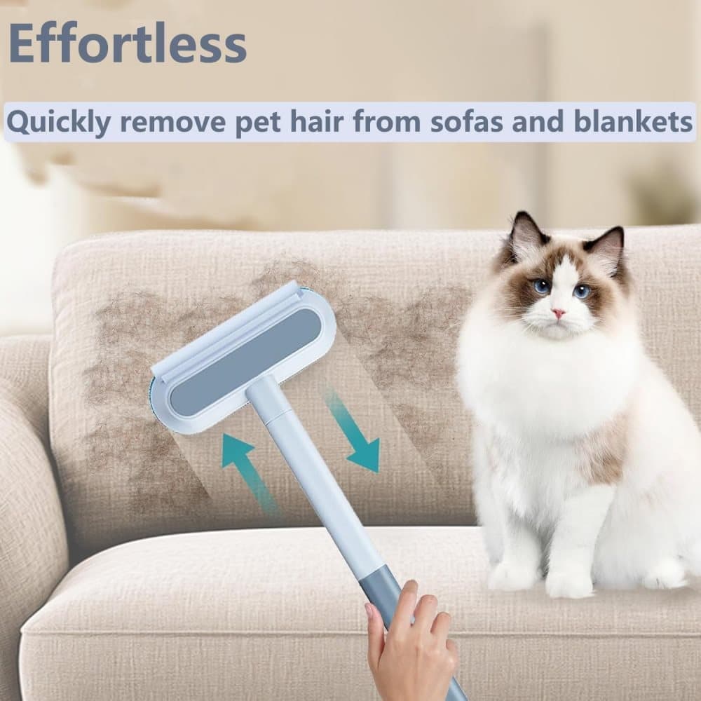 Pet Fur Remover 4-in-1, Multifunctional Brush for Dogs, Compatible with Furniture Car Sofa Clothes