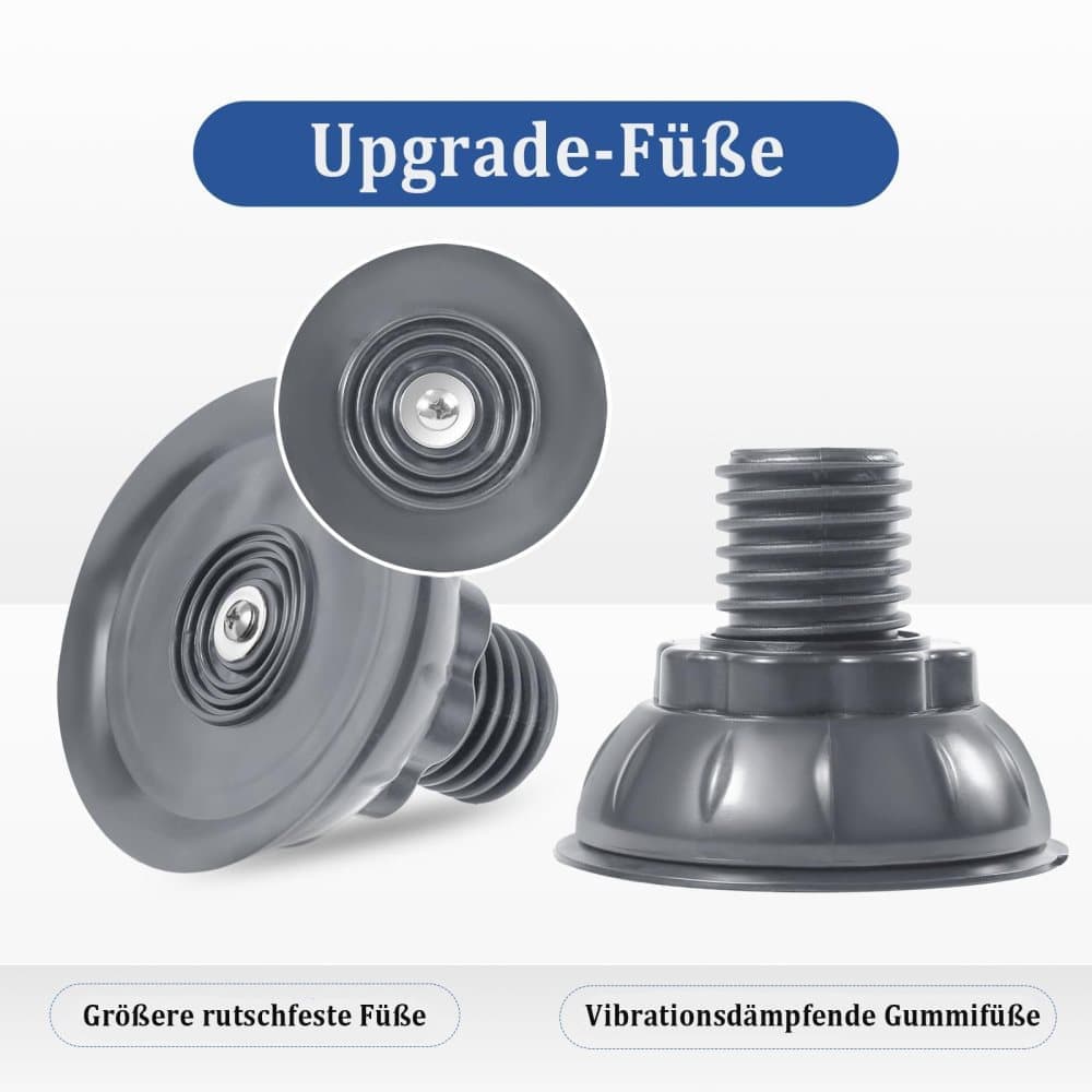 Washing machine base with vibration-damping legs, strong load-bearing, non-slip, practical, 21-24cm