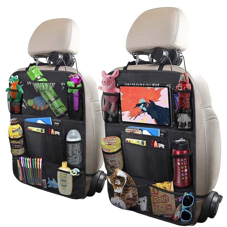 2-Pack Universal Car Back Seat Tablet Holder, 41×61cm, Compatible with All Brands