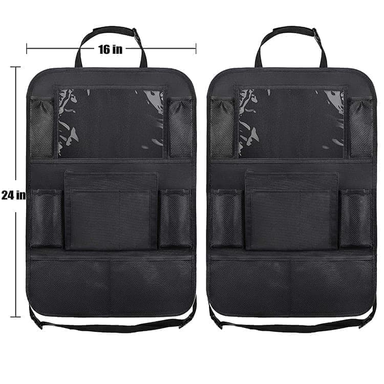 2-Pack Universal Car Back Seat Tablet Holder, 41×61cm, Compatible with All Brands