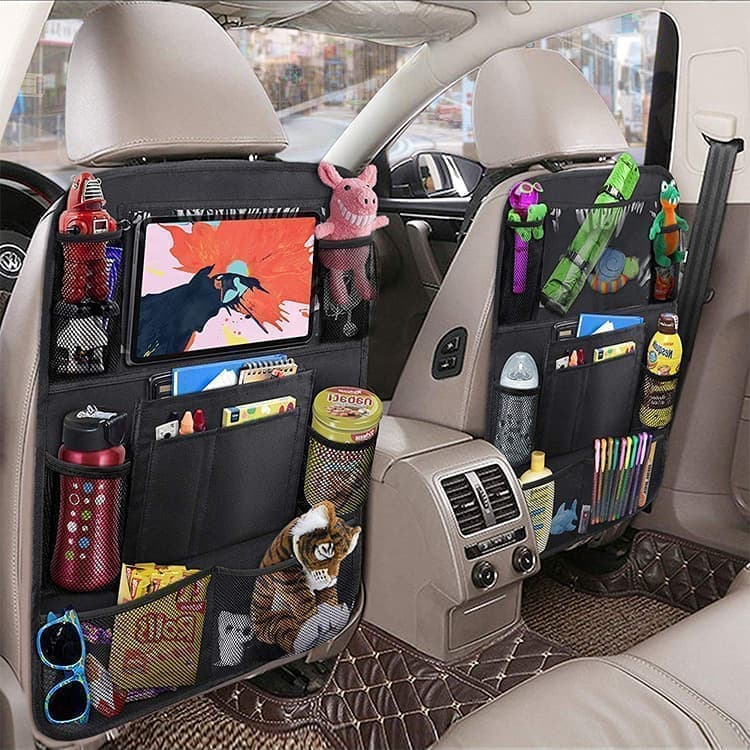 2-Pack Universal Car Back Seat Tablet Holder, 41×61cm, Compatible with All Brands