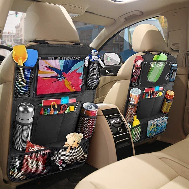 2-Pack Universal Car Back Seat Tablet Holder, 41×61cm, Compatible with All Brands