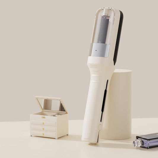Portable Hair Split End Trimmer Rechargeable, Easy to Use for Travel, Protects Hair, New Model, Beige