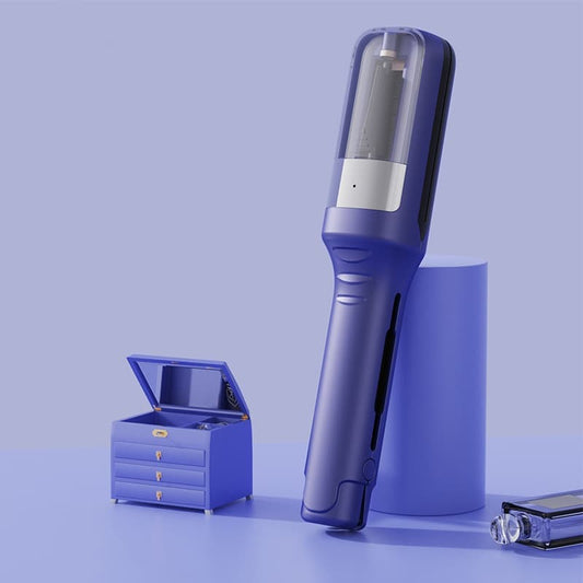 Portable Rechargeable Hair Trimmer Split End Trimmer for Travel, Protects Hair, Blue