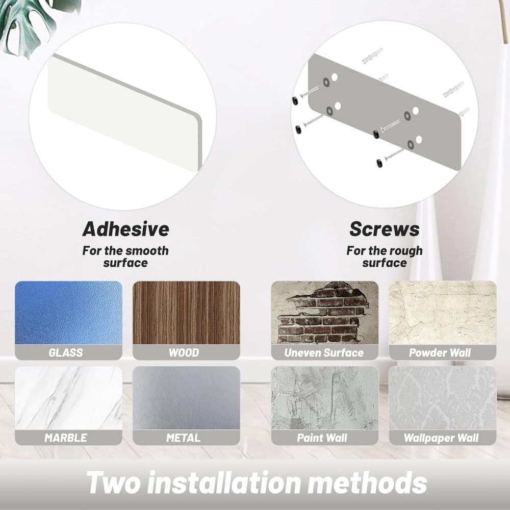Kitchen paper holder with damping effect, no-drill or adhesive mount option, for kitchen