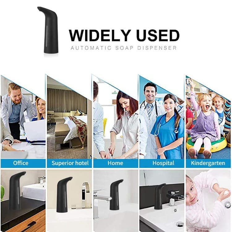 Touchless Automatic Liquid Soap Dispenser 400ml, Brown