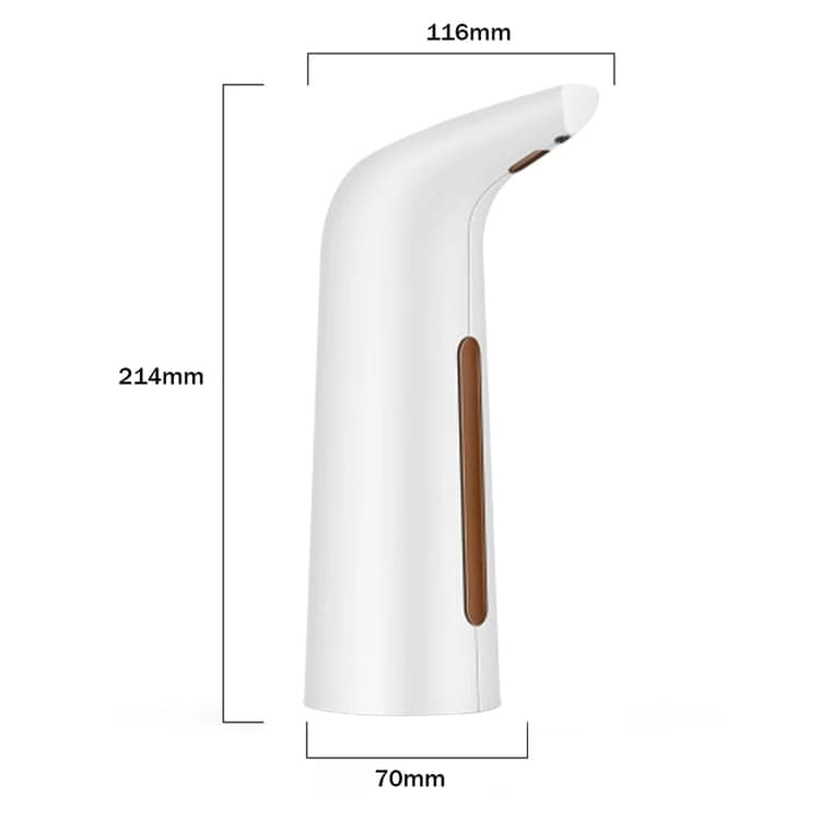 400ML Automatic Touchless Liquid Soap Dispenser, White