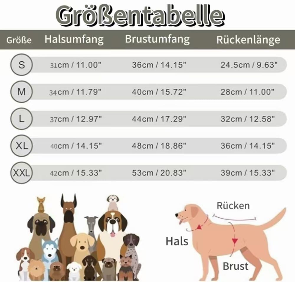 2PCS Warm Soft Winter Dog Vest with Stand Collar, Wind and Waterproof, Multiple Colors, S M L, XL, Beige