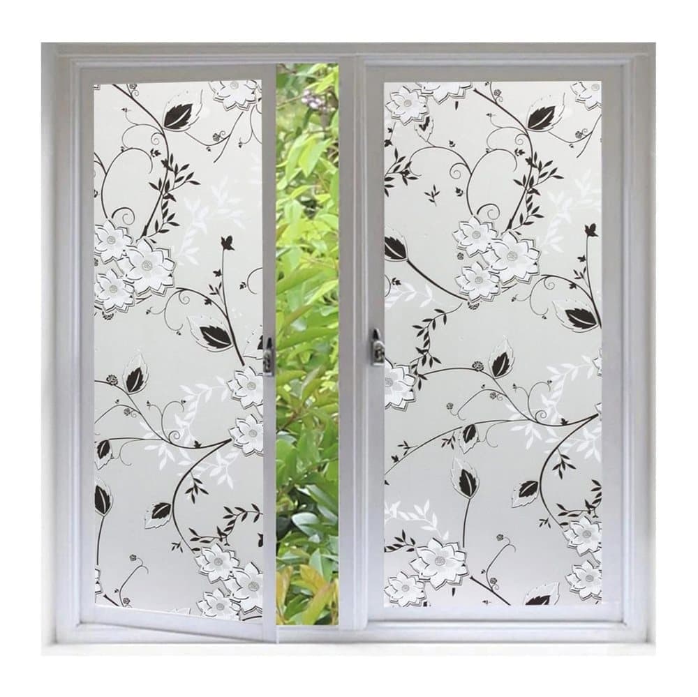Frosted window film self-adhesive privacy protection UV protection decorative plastic for glass, 50cmx3m