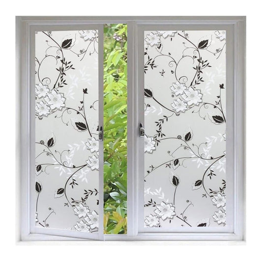 Frosted window film self-adhesive privacy protection UV protection decorative plastic for glass, 50cmx3m