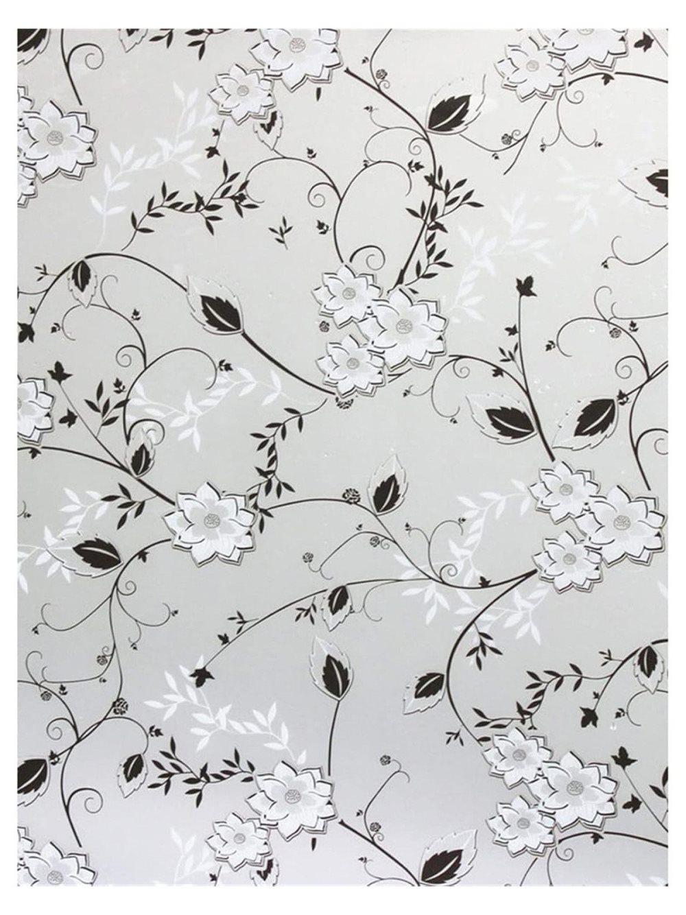 Frosted window film self-adhesive privacy protection UV protection decorative plastic for glass, 50cmx3m