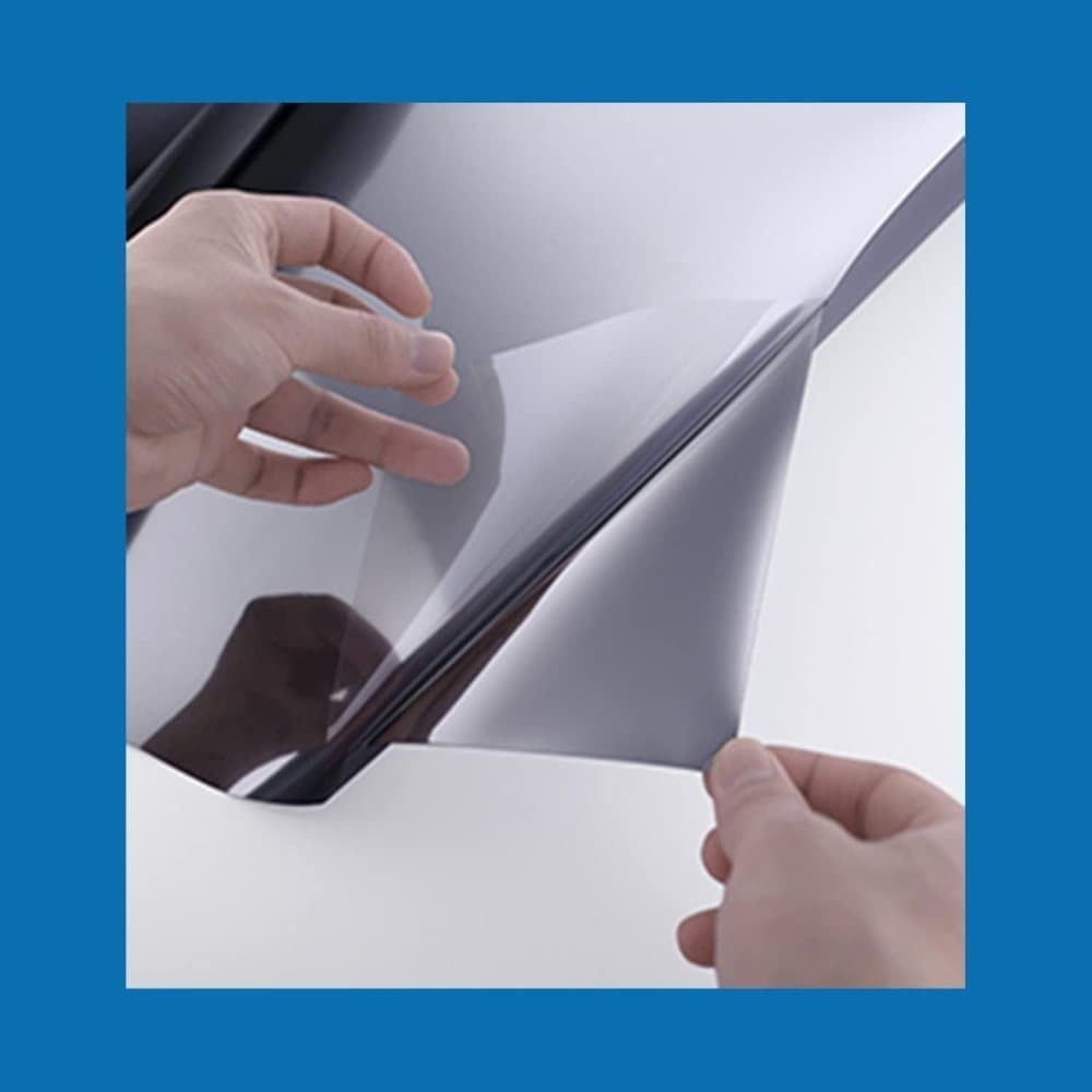 Mirror Reflective Self-Adhesive Window Film for Sun Protection UV Blocking and Privacy, Gray, 50cmx2m