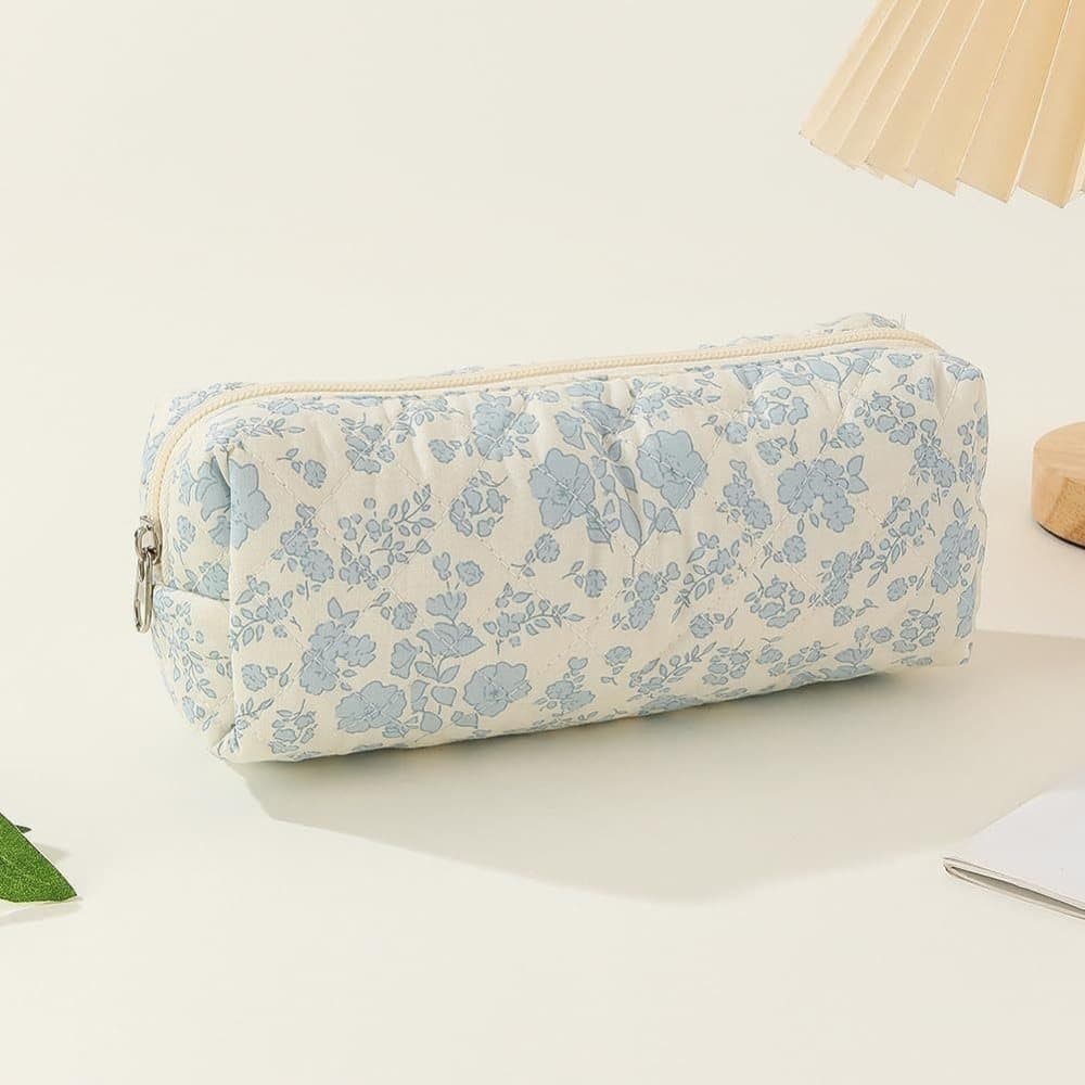 3-Piece Floral Makeup and Toiletry Travel Bag, Size 1
