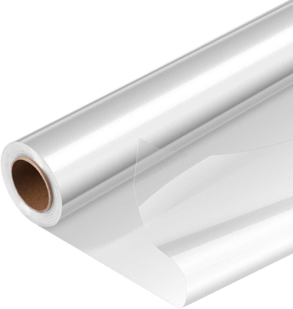 Transparent Wall Protection Film 40cm x 1m, Static Adhesion, Removable, Durable, Water and Oil Resistant, Easy to Clean, Furniture Foil Wall Decoration