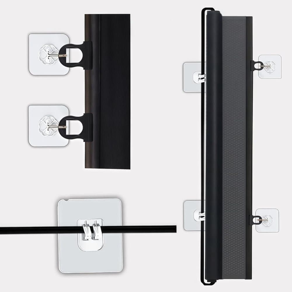 50x125cm Retractable Safety Gate for Dogs and Cats, Portable for Doors and Stairs, with Protective Fence