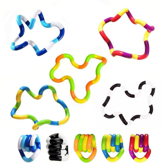 5-Pack Multicolor Silent Antistress Spinning Toys, Sensory Fidget Toys for Kids and Adults, Stress Relief, 2.4\
