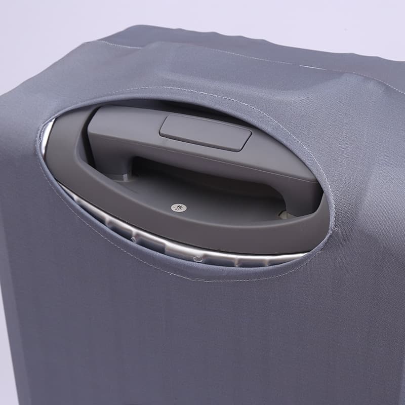 Elastic Suitcase Cover Travel Luggage Protective Cover Scratch Resistant, Gray, Fits Most Trolley Cases, L (25-28 inch)