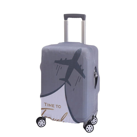 Elastic Suitcase Cover Travel Luggage Protective Cover Scratch Resistant Gray, XL (29-32 inch)