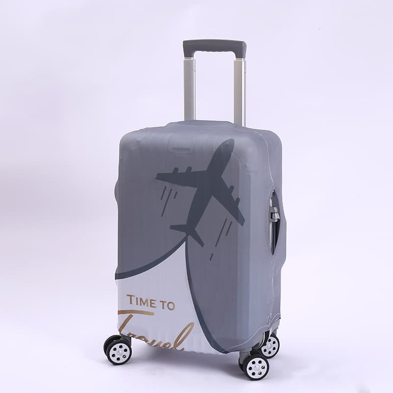 Elastic Suitcase Cover Travel Luggage Protective Cover Scratch Resistant Gray, XL (29-32 inch)