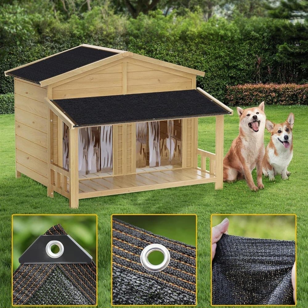 HDPE Sun Protection Net UV Heat Insulating Fabric 4×4 m for Garden Greenhouse and Patio, Thick and Dense