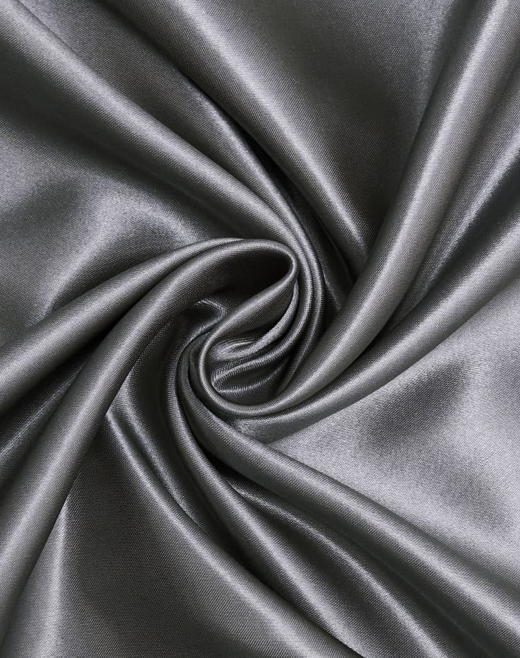 2-Pack Satin Pillowcase, Silky and Soft, Multiple Colors, 50 x 75cm, Black