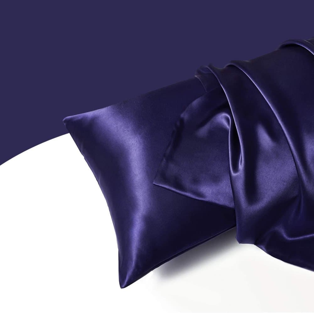 2-Pack Satin Pillowcase Silky Soft Dark Blue, 50 x 75cm