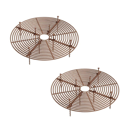 2-pack Waterproof Cuttable Pot Covers, Prevents Pets from Digging, Compatible with Indoor and Outdoor Gardens, Brown, M