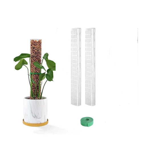 2 pcs Climbing Plant Moss Stakes with Garden Tie, 10 Pack, Plastic