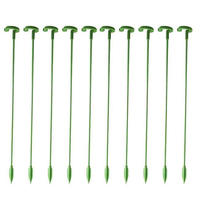 10-Pack Plant Support Flower Stakes for Potted Plants, 12 Inches