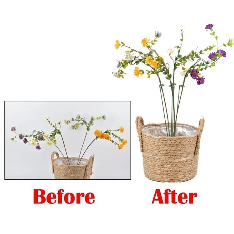 10-Pack 12-Inch Plant Support Stakes for Potted Plants, Compatible with All Brands