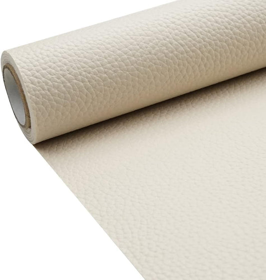 2 Self-Adhesive Repair Patches for Artificial Leather, 30 cm x 137 cm, Wood, Compatible with Dekor